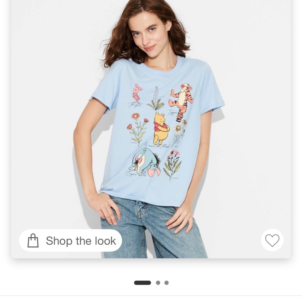 Disney Winnie the Pooh Blue T-Shirt
